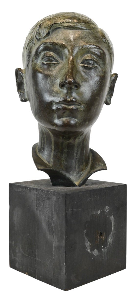 Bronze Of Young Boy - 20 Years